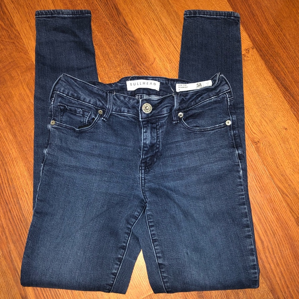 Bullhead Denim Skinny Low Rise Jeans
